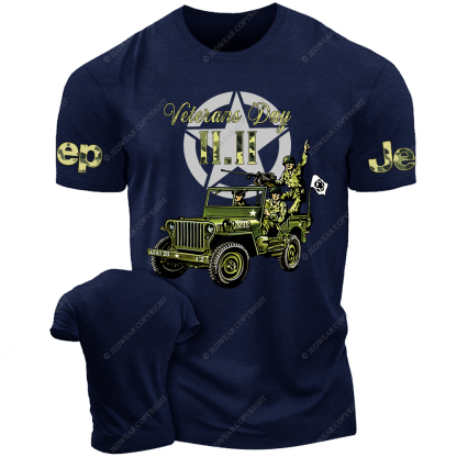 Retro Military Soldiers November 11 Veterans Day Jp T-Shirt