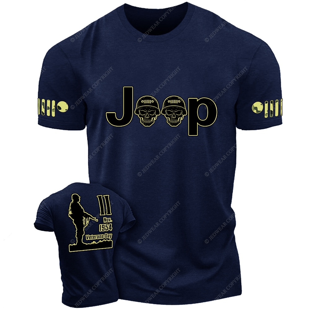 Retro Military Soldiers 1954 November 11 Veterans Day Jp T-Shirt