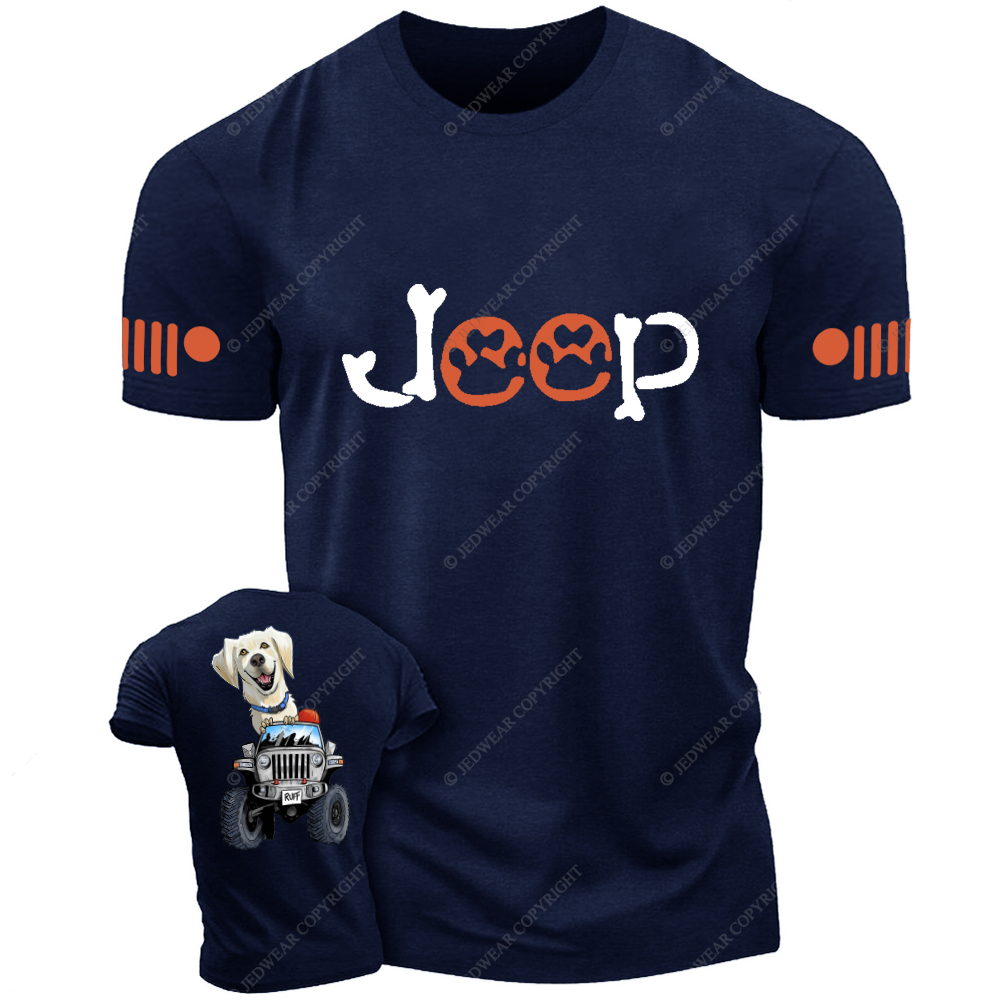 Colorful Funny Pets Cartoon Dog Jp T-Shirt