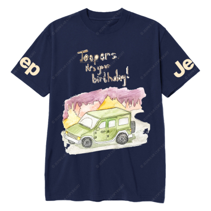 Funny Off-Road Cartoon It's Your Birthday Jp T-Shirt