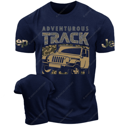 Adventurous Track Camouflage Color Jp T-Shirt