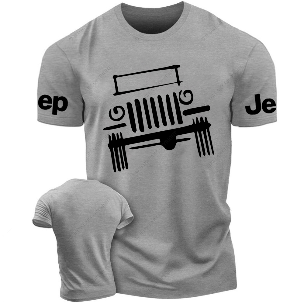 Hand-Painted Line Drawing Off-Road Vehicle Jp T-Shirt