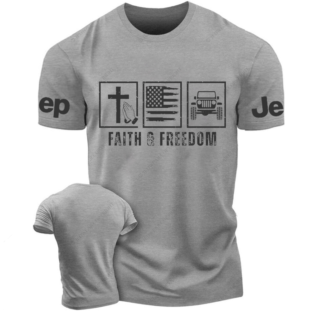 Religion Jesus Faith And Freedom Jp T-Shirt