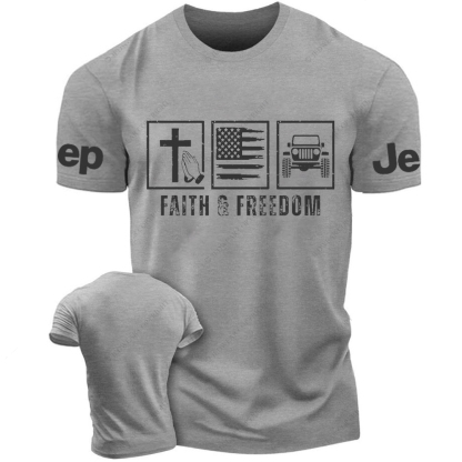 Religion Jesus Faith And Freedom Jp T-Shirt