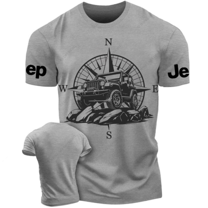 Mountain Compass Silhouette Black And White Sketch Jp T-Shirt