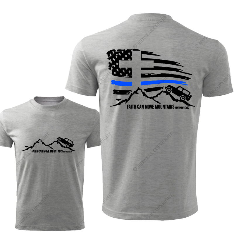 Religion Jesus Police The Blue Line Jp T-Shirt