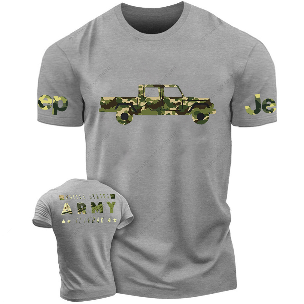  Green Camo Gladiator Truck Camouflage Camo Truck Lovers Jp T-Shirt