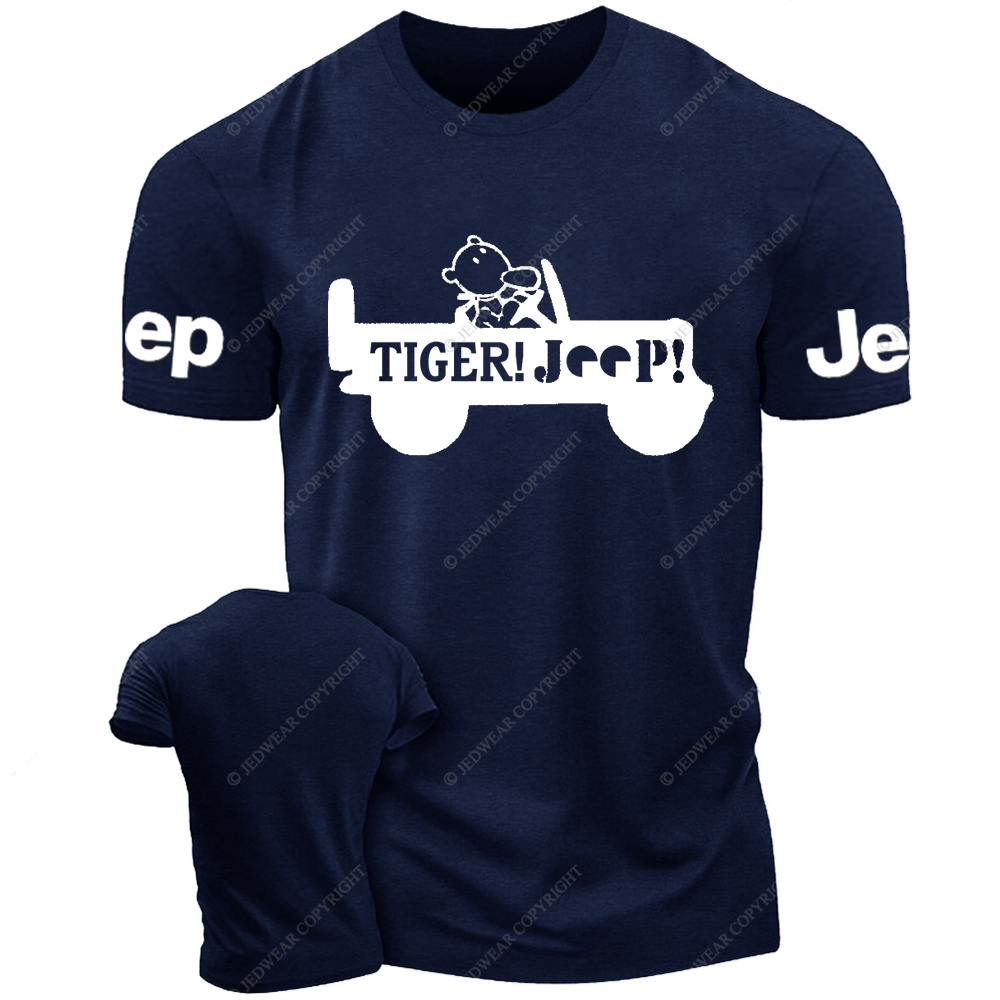 Tiger Driving A Car Jp T-Shirt