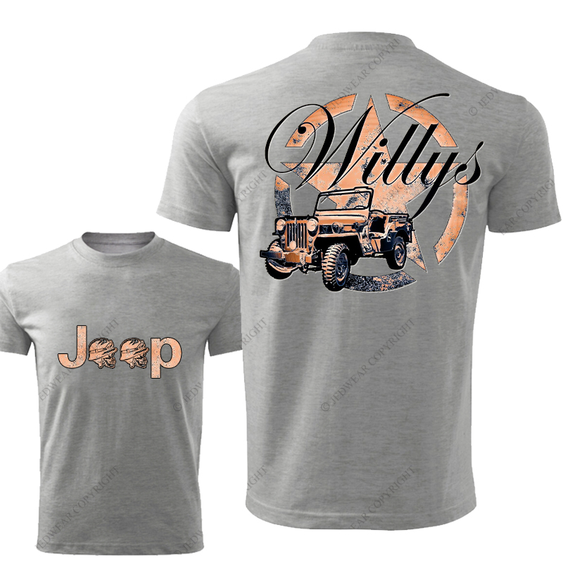 Military Star Willys Vintage Style Jp T-Shirt