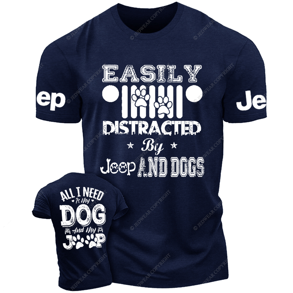 All I Need Is My Dog And My Car Jp T-Shirt