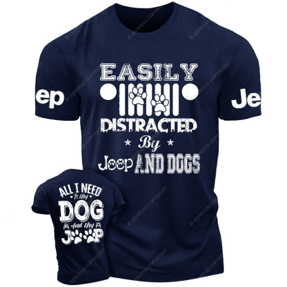 All I Need Is My Dog And My Car Jp T-Shirt