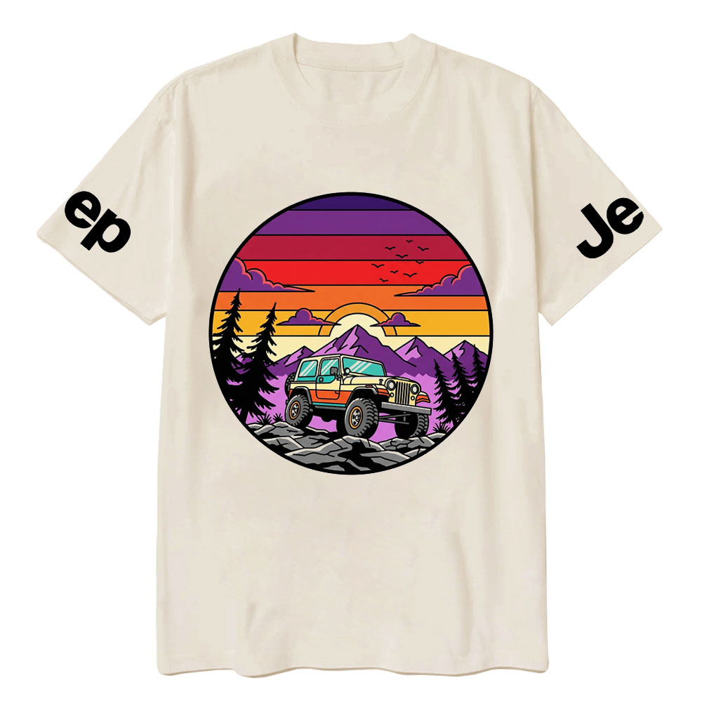 Vibrant Rugged Offroad Printed Jp T-Shirt