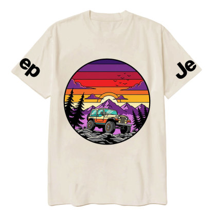 Vibrant Rugged Offroad Printed Jp T-Shirt