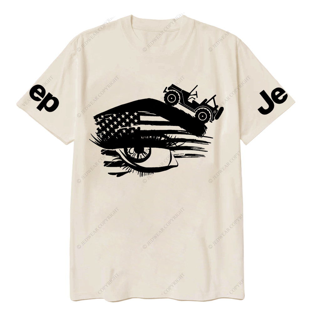 American Flag Eyes Silhouette Jp T-Shirt