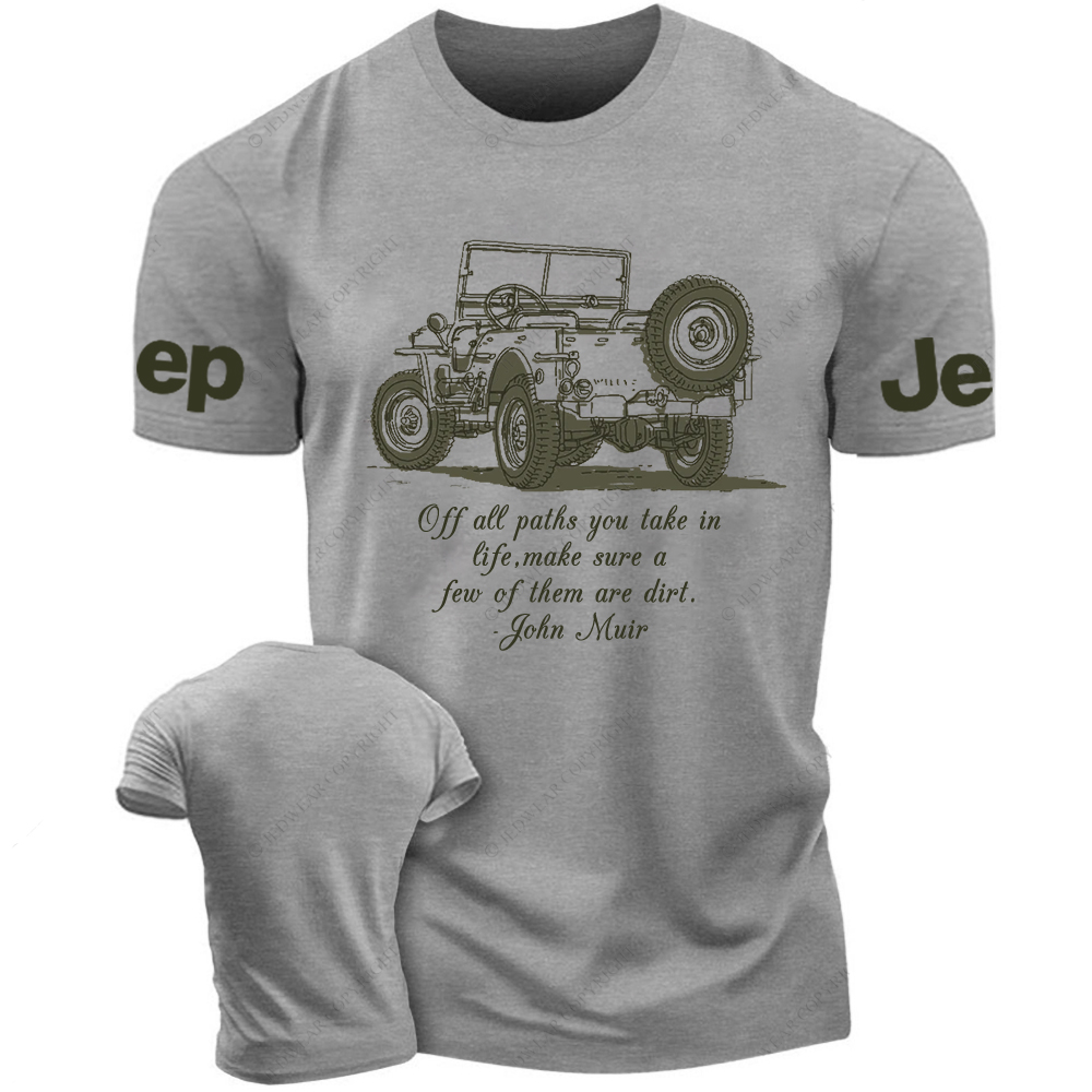 Willys Vintage US Military Offroader 4x4 Jp T-Shirt
