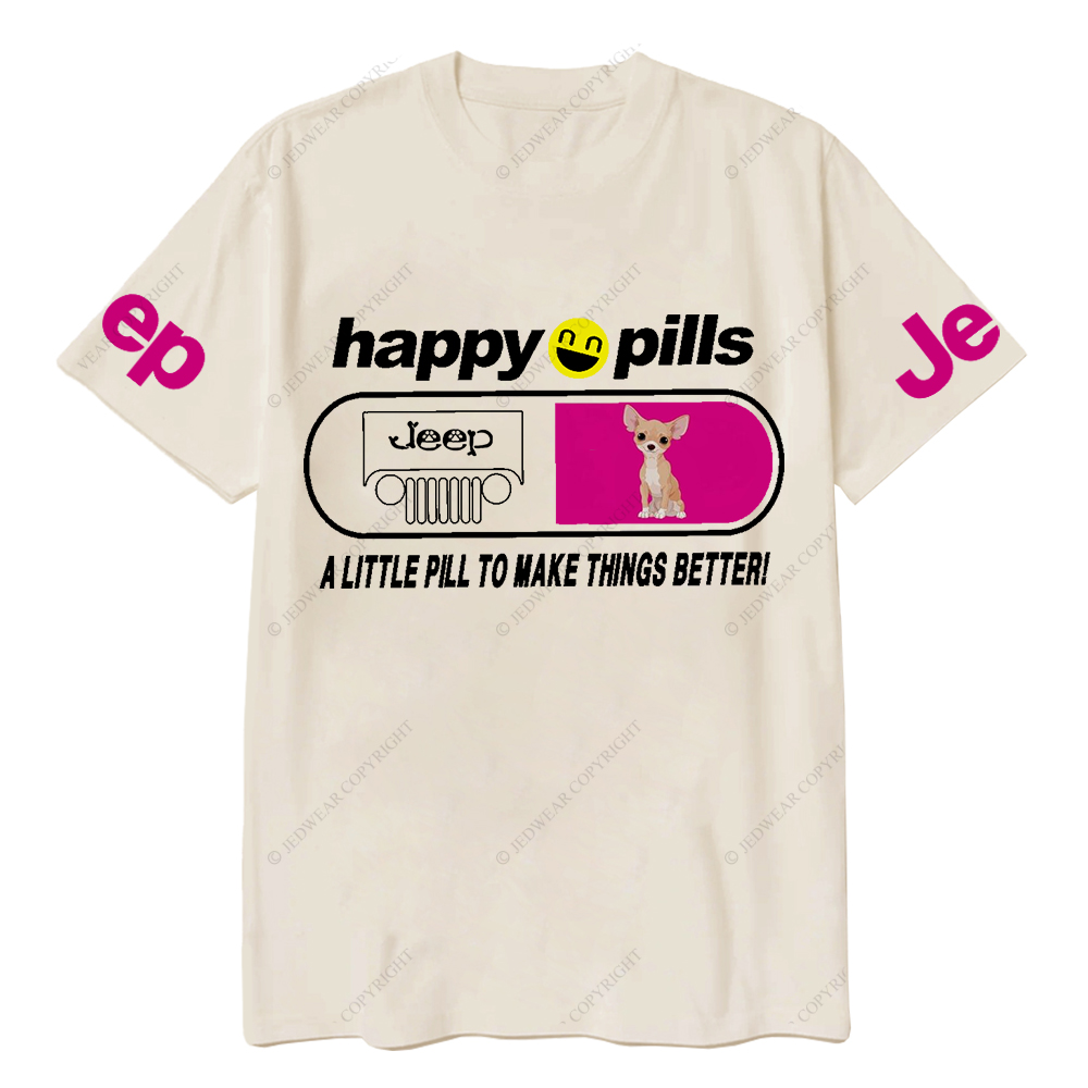 Pet Happy Pills A Little Pill To Make Things Better Jp T-Shirt