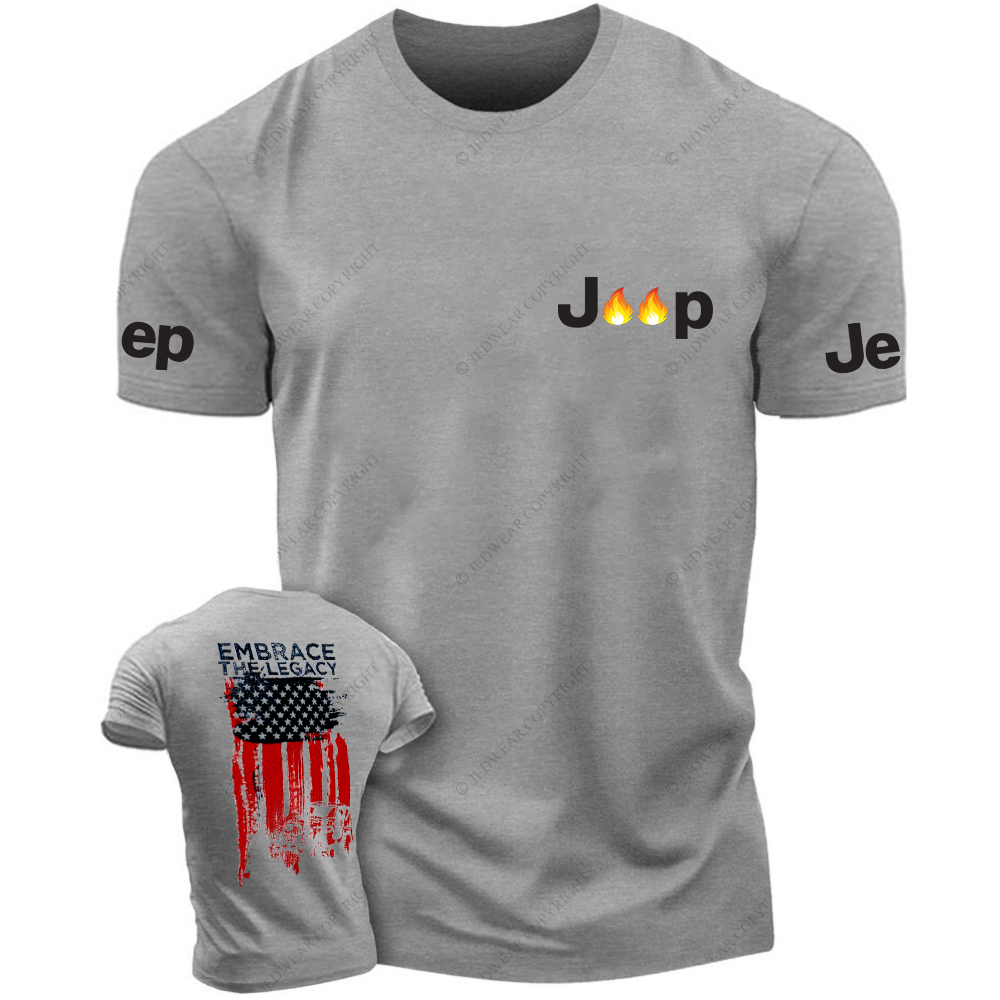 American Flag Embrace The Legacy JP T-Shirt