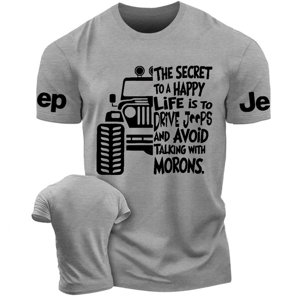 The Secret To A Happy Life Is To Drive Jp T-Shirt