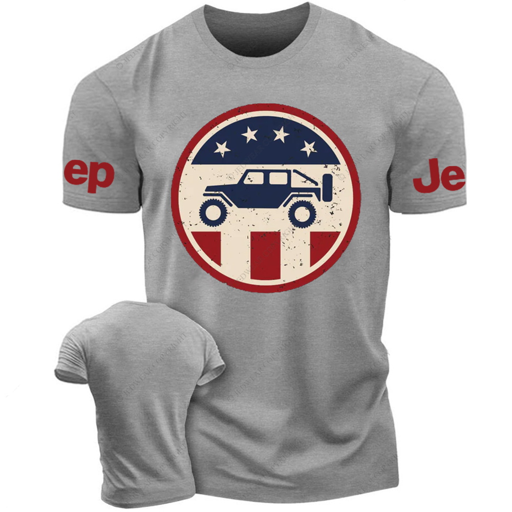 Patriotic Off-Road Adventure Vehicle Jp T-Shirt