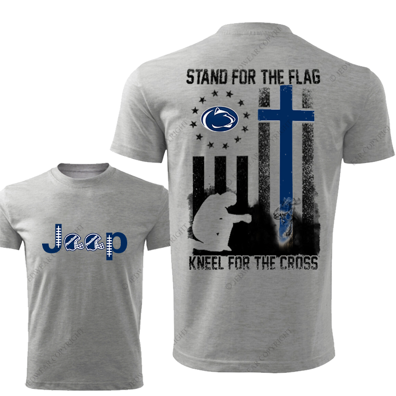 Penn State Stand For The Flag Kneel For The Cross Nation Jp T-Shirt