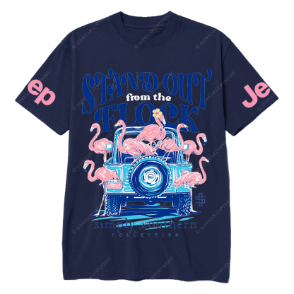 Simply Southern Stand Out from The Flock Flamingos Jp T-Shirt