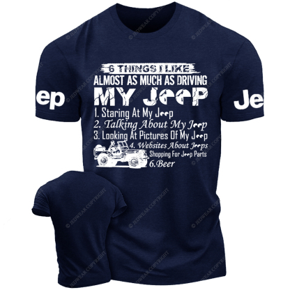 6 Things I Like Almost As Much As Driving Mug On Mug Jp T-Shirt