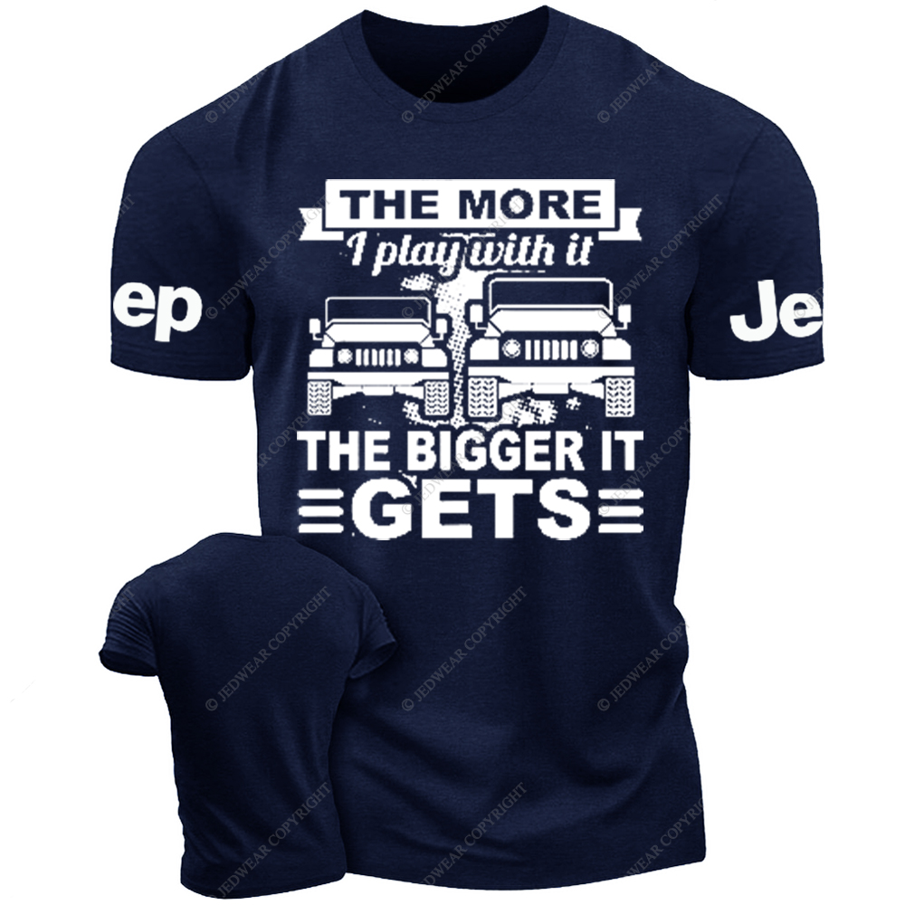 The More I Play With It The Bigger I Get Jp T-Shirt
