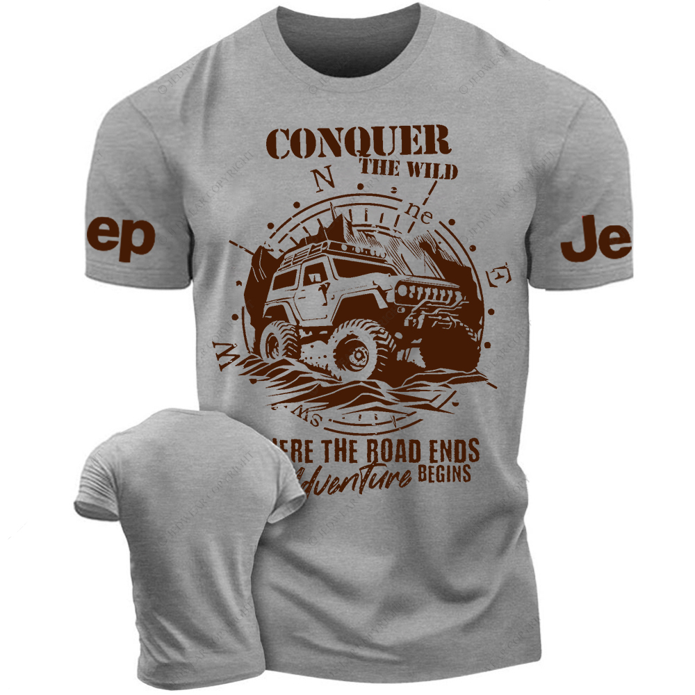 Off-Road 4x4 Car Wild Forest Adventure Jp T-Shirt