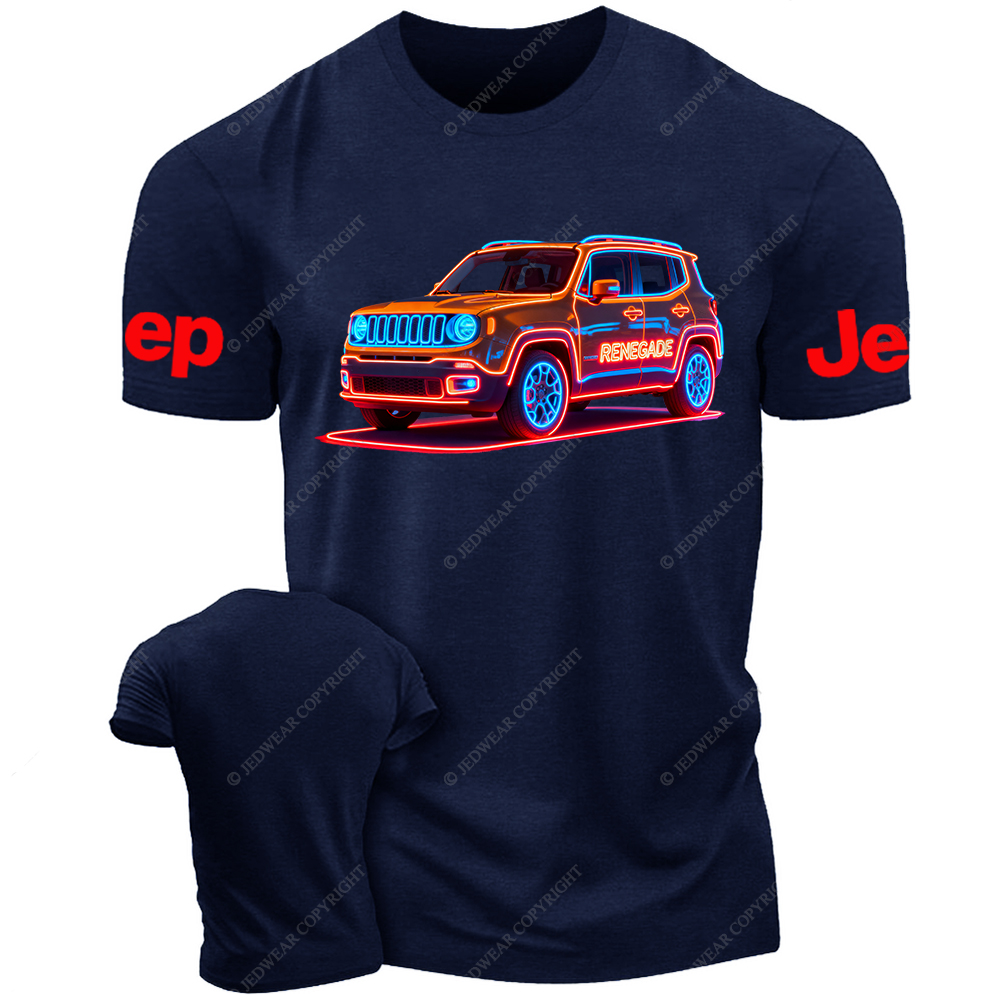 Colorful Neon Lines Off-Road Renegade Jp T-Shirt