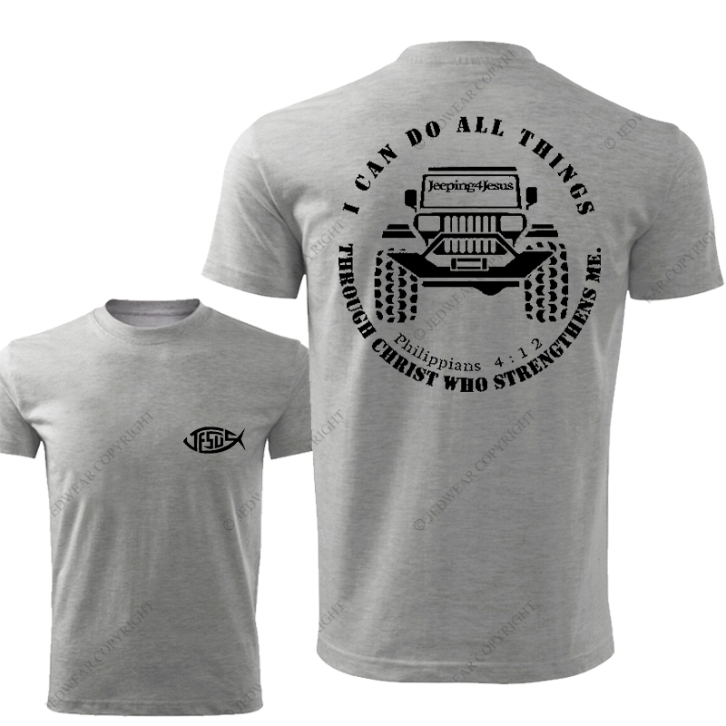 Religion Jesus I Can Do All Things Philippians 4:12 Jp T-Shirt