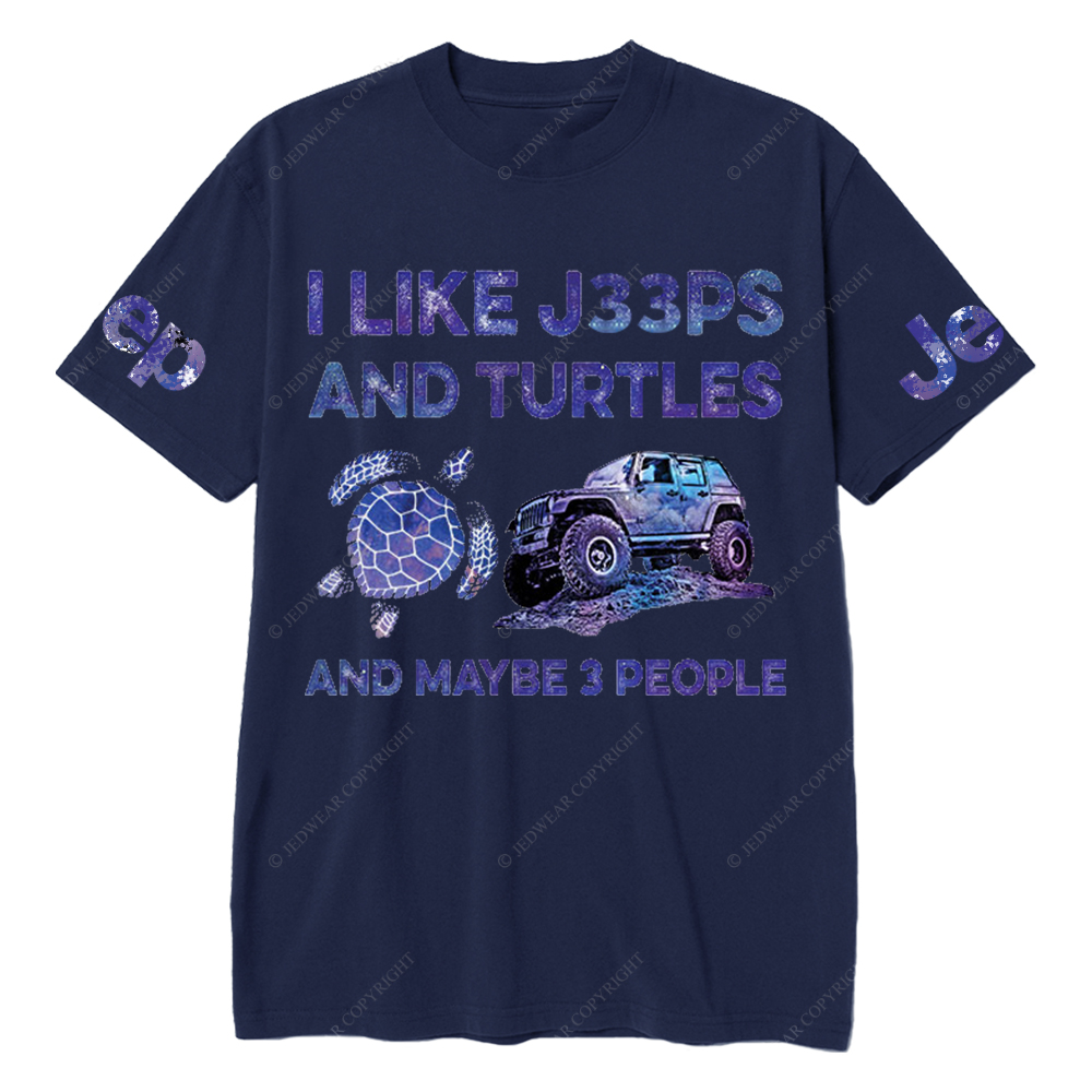 I LikeCars And Turtles And Maybe 3 People Jp T-Shirt