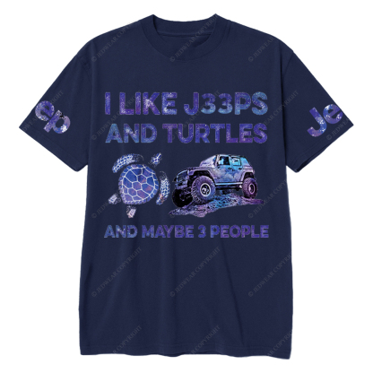 I LikeCars And Turtles And Maybe 3 People Jp T-Shirt