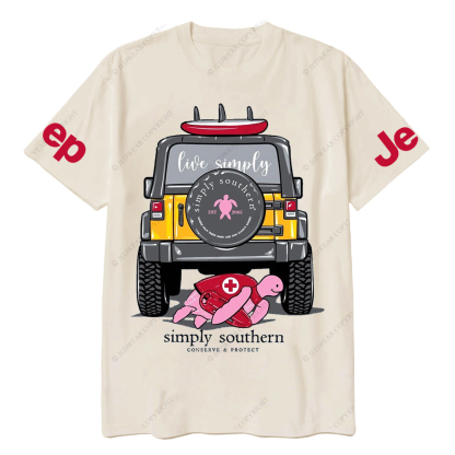  Simply Southern Turtle Tracker Lifeguard Patrol  Rider Jp T-Shirt