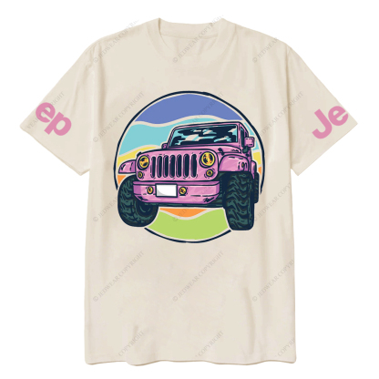 Pink Off-Road Adventure Vehicle Jp T-Shirt