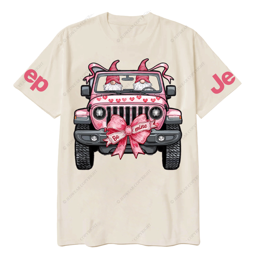 Valentine Gnomes Pink Car Jp T-Shirt