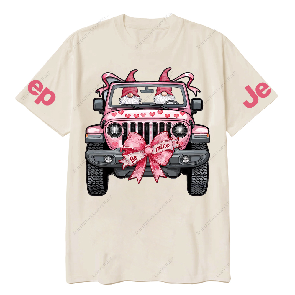 Valentine Gnomes Pink Car Jp T-Shirt