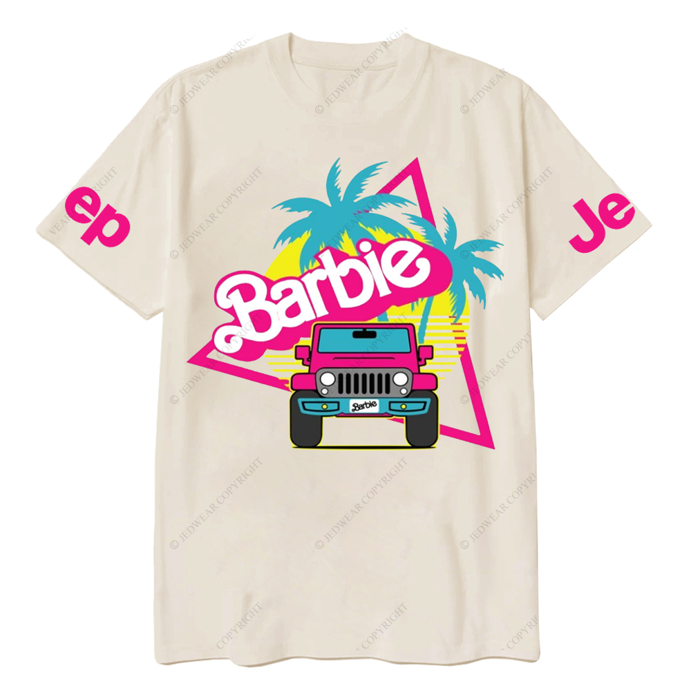 Off-Road Adventure Pink Vehicle Barbie Jp T-Shirt