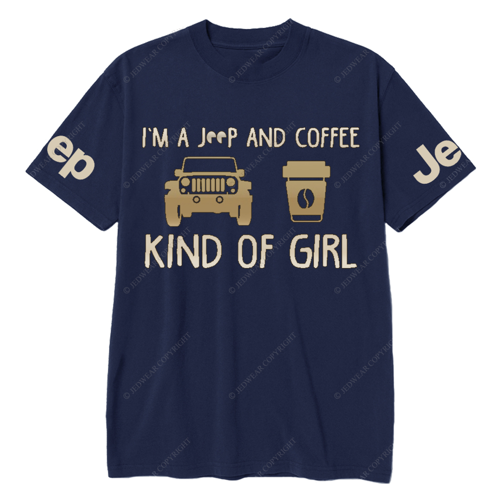 I’m A Car And Coffee Kind Of Girl Jp T-Shirt