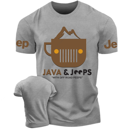 Java Coffee With Offroad Peeps  Jp T-Shirt 