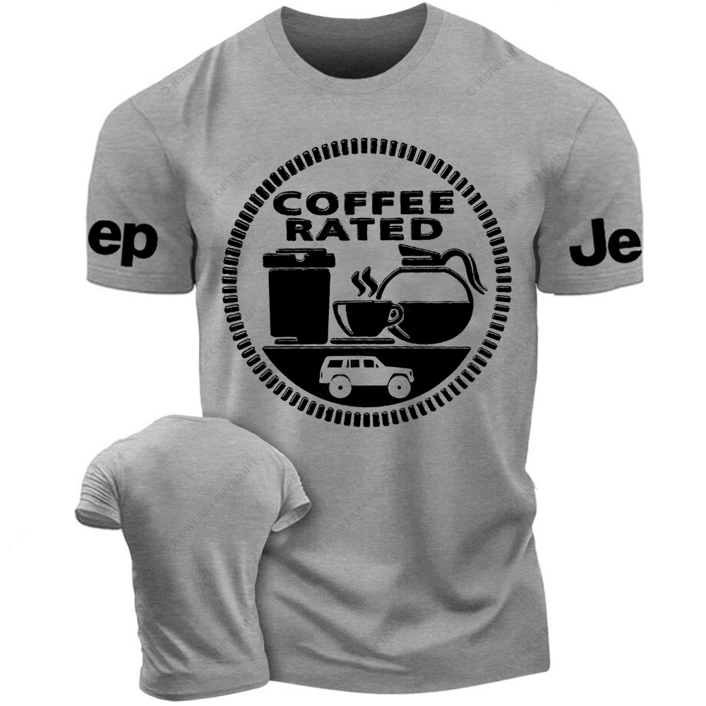 Coffee Rated 4x4 Offroad Car  Jp T-Shirt 