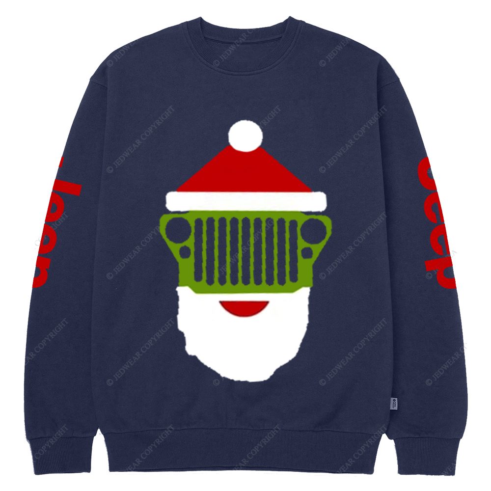 Santa Claus Simple Style Xmas Jp Crew Neck Sweatshirt