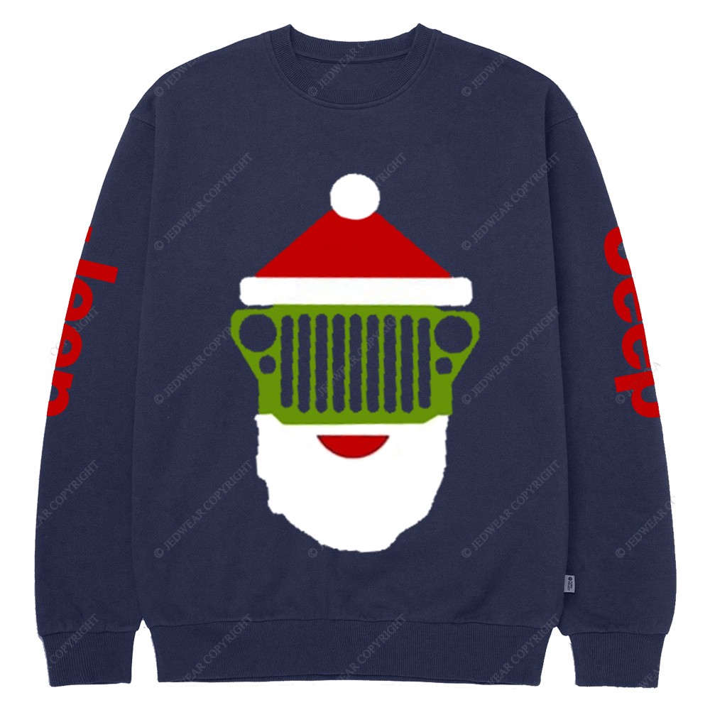 Santa Claus Simple Style Xmas Jp Crew Neck Sweatshirt