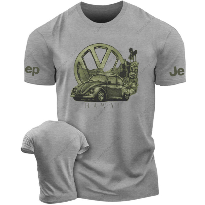 Retro Four Wheeler  Flowers And Grass JP T-Shirt