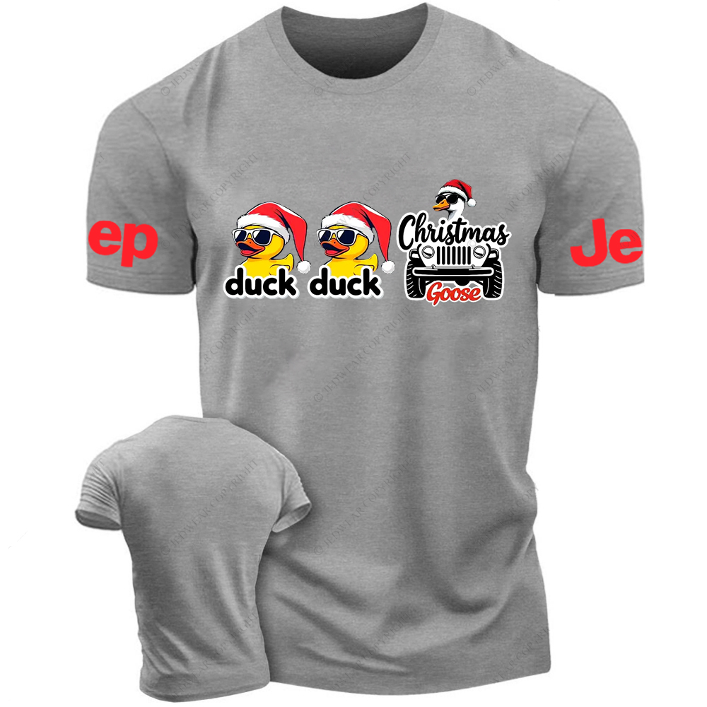 Duck Silly Goose Offroad 4x4 Christmas Jp T-Shirt 