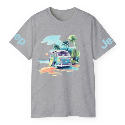 Hawaii   Four Wheeler Tree Seaside Skateboard JP T-Shirt