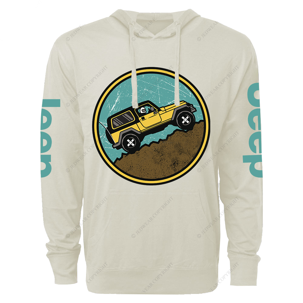 Off-Road Adventure Vehicle Mountain Jp  Lightweight Hoodie
