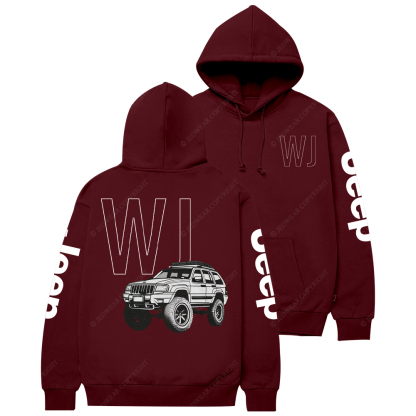 WJ Off-Road Adventure Vehicle Jp Casual Hoodie