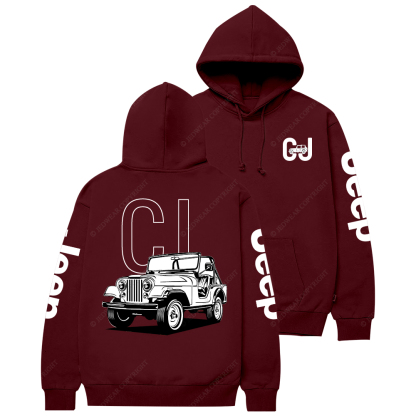 CJ  Offroad Art Jp Casual Hoodie