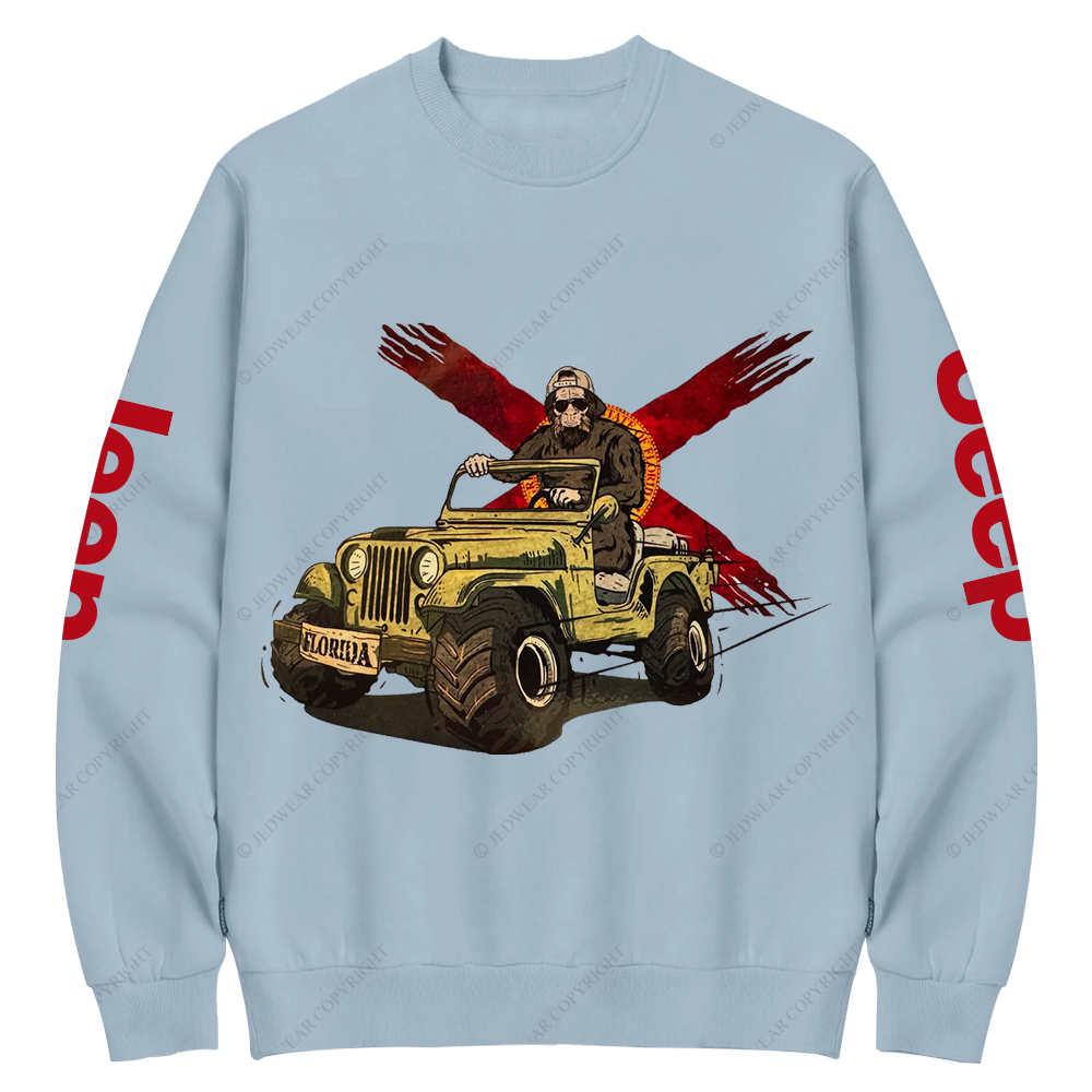 Florida Man Jp Crew Neck Sweatshirt