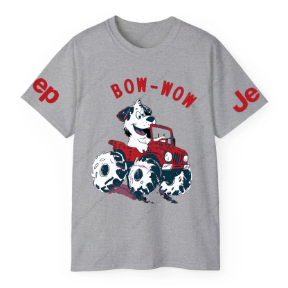 Bow Wow  Dalmatian Driving A Car JP T-Shirt